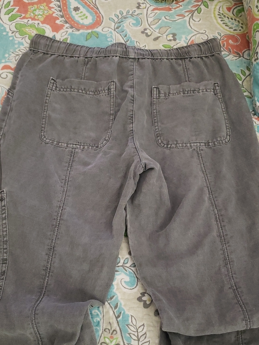 C&C California Linen Blend Pants M - Picture 3 of 10